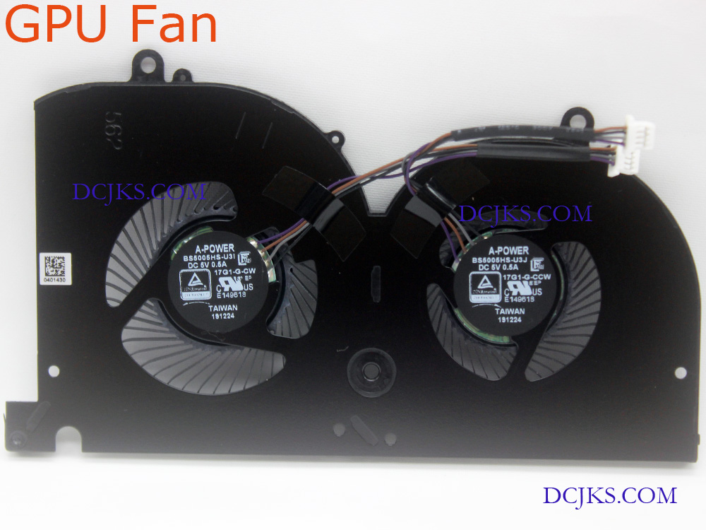 MS-17G1 MS-17G2 CPU GPU Fan for MSI GS75 Stealth P75 Creator WS75 8SE 8SF 8SG 9SD 9SE 9SF 9SG 9TK 9TL